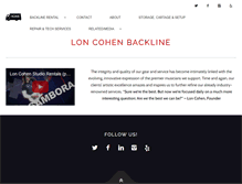 Tablet Screenshot of loncohen.com